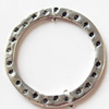 Donut, Zinc Alloy Jewelry Findings, 28mm, Sold by Bag