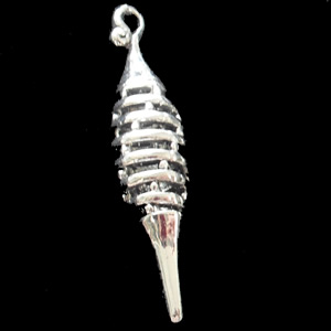 Hollow Bali Pendant Zinc Alloy Jewelry Findings, 8x35mm, Sold by Bag