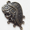Connector, Zinc Alloy Jewelry Findings, 35x56mm, Sold by Bag