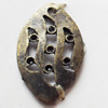 Pendant, Zinc Alloy Jewelry Findings, 15x24mm, Sold by Bag