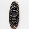 Connector, Zinc Alloy Jewelry Findings, 9x26mm, Sold by Bag