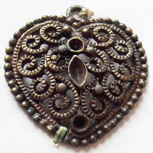 Pendant, Zinc Alloy Jewelry Findings, 28x29mm, Sold by Bag