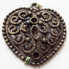 Pendant, Zinc Alloy Jewelry Findings, 28x29mm, Sold by Bag