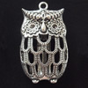 Pendant, Zinc Alloy Jewelry Findings, 30x36mm, Sold by Bag