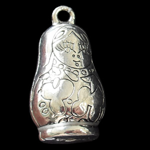 Pendant, Zinc Alloy Jewelry Findings, 30x36mm, Sold by Bag