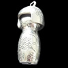 Pendant, Zinc Alloy Jewelry Findings, 30x36mm, Sold by Bag