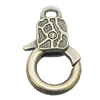 Zinc Alloy Lobster Claw Clasp, 13x23mm, Sold by Bag