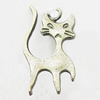 Pendant, Zinc Alloy Jewelry Findings, Animal 11x19mm, Sold by Bag