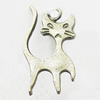 Pendant, Zinc Alloy Jewelry Findings, Animal 11x19mm, Sold by Bag