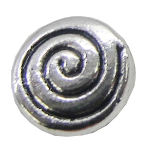 Beads, Zinc Alloy Jewelry Findings, 10mm, Sold by Bag