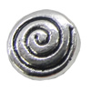 Beads, Zinc Alloy Jewelry Findings, 10mm, Sold by Bag