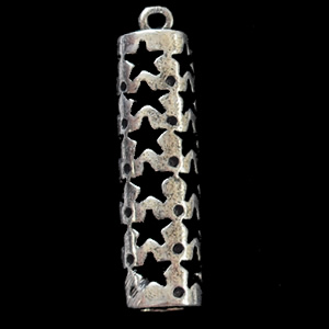 Copper Pendant Jewelry Findings Lead-free, Column, 27x7mm, Sold by Bag
