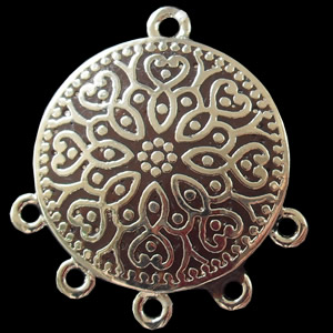 Zinc Alloy Enamel Connector, 26x27mm, Sold by Bag