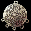 Zinc Alloy Enamel Connector, 26x27mm, Sold by Bag