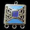 Zinc Alloy Enamel Connector, 21x38mm, Sold by Bag