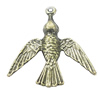 Pendant, Zinc Alloy Jewelry Findings, Bird 29x30mm, Sold by Bag