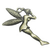 Pendant, Zinc Alloy Jewelry Findings, 49x29mm, Sold by Bag