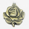Pendant, Zinc Alloy Jewelry Findings, 28x35mm, Sold by Bag