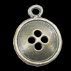 Pendant, Zinc Alloy Jewelry Findings, 13x17mm, Sold by Bag