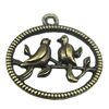 Pendant, Zinc Alloy Jewelry Findings, 24x24mm, Sold by Bag