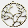 Pendant, Zinc Alloy Jewelry Findings, 40x44mm, Sold by Bag