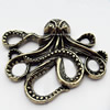 Pendant, Zinc Alloy Jewelry Findings, 43x36mm, Sold by Bag