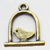 Pendant, Zinc Alloy Jewelry Findings, 15x18mm, Sold by Bag