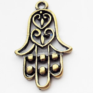 Pendant, Zinc Alloy Jewelry Findings, 20x32mm, Sold by Bag