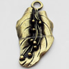 Pendant, Zinc Alloy Jewelry Findings, 22x42mm, Sold by Bag