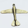 Pendant, Zinc Alloy Jewelry Findings, Plane, 49x42mm, Sold by Bag