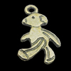Pendant, Zinc Alloy Jewelry Findings, Animal 12x22mm, Sold by Bag