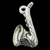 Pendant, Zinc Alloy Jewelry Findings, 11x22mm, Sold by Bag