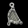 Pendant, Zinc Alloy Jewelry Findings, 12x19mm, Sold by Bag