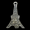 Pendant, Zinc Alloy Jewelry Findings, 15x25mm, Sold by Bag