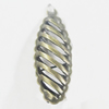 Iron Jewelry Finding Pendant Lead-free, 9x27mm, Sold by Bag