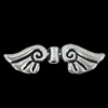 Beads, Zinc Alloy Jewelry Findings, Wing 43x13mm, Sold by Bag