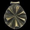 Pendant, Zinc Alloy Jewelry Findings, 35x44mm, Sold by Bag