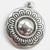 Pendant, Zinc Alloy Jewelry Findings, 20x22mm, Sold by Bag
