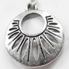 Pendant, Zinc Alloy Jewelry Findings, 19x22mm, Sold by Bag