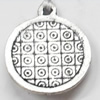 Pendant, Zinc Alloy Jewelry Findings, 18x20mm, Sold by Bag