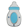 Zinc Alloy Enamel Cabochons, 24x44mm, Sold by Bag