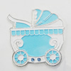 Zinc Alloy Enamel Cabochons, 36x40mm, Sold by Bag