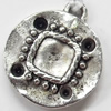 Pendant, Zinc Alloy Jewelry Findings, 16x19mm, Sold by Bag