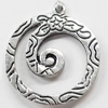 Pendant, Zinc Alloy Jewelry Findings, 24x27mm, Sold by Bag