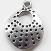 Pendant, Zinc Alloy Jewelry Findings, 16x21mm, Sold by Bag