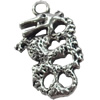 Pendant, Zinc Alloy Jewelry Findings, 15x24mm, Sold by Bag