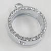Pendant Setting Zinc Alloy Jewelry Findings, 21x25mm, Sold by Bag