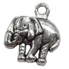 Pendant, Zinc Alloy Jewelry Findings, elephant, 13x16mm, Sold by Bag