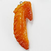 Resin Pendants, 20x54mm, Sold by Bag