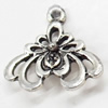 Pendant, Zinc Alloy Jewelry Findings, 20x19mm, Sold by Bag